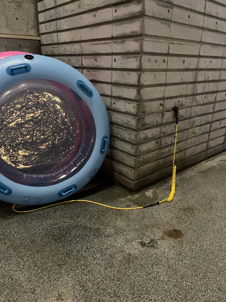 リゾナーレ八ヶ岳の浮き輪などに使う空気入れ